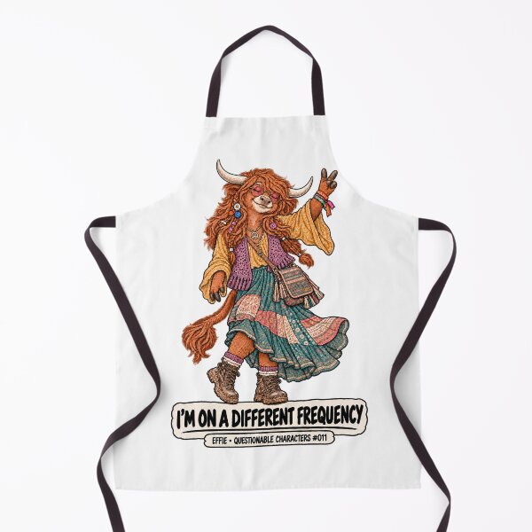Item preview, Funny Festival Highland Cow: I’m On a Different Frequency designed and sold by BotherBox.