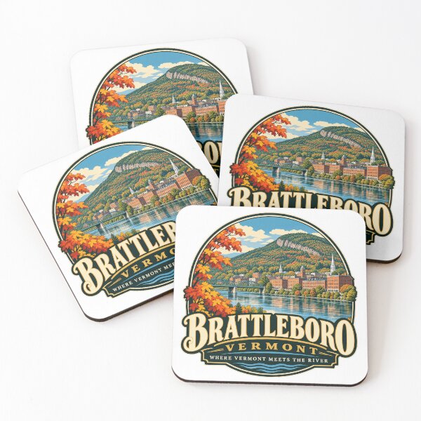 Item preview, Brattleboro Vermont – Where Vermont Meets the River designed and sold by Past in Threads.