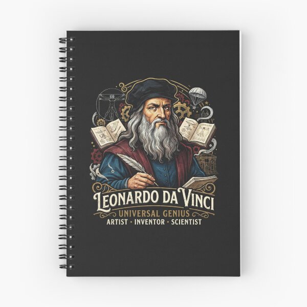 Item preview, Leonardo Da Vinci Universal Genius Portrait designed and sold by Owcomm.
