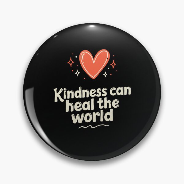 Item preview, Kindness Can Heal The World Cute Heart Graphic designed and sold by Say It With Ink.