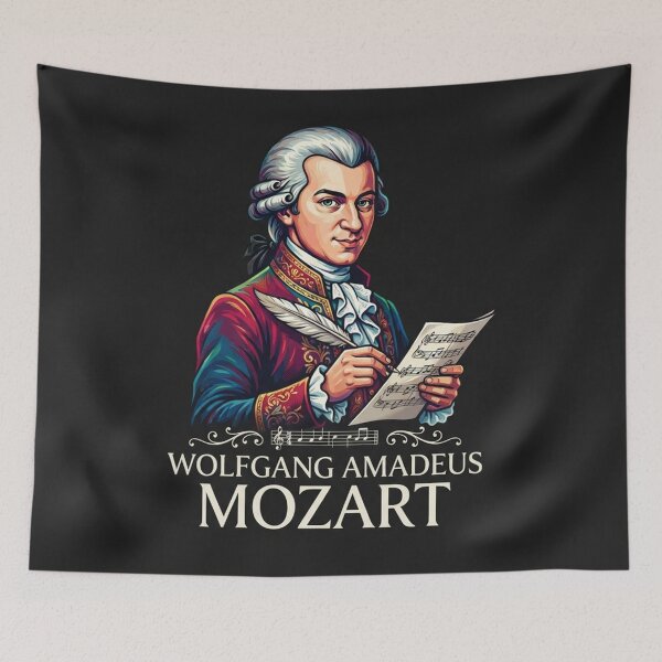 Item preview, Classical Composer Wolfgang Amadeus Mozart Portrait designed and sold by Owcomm.