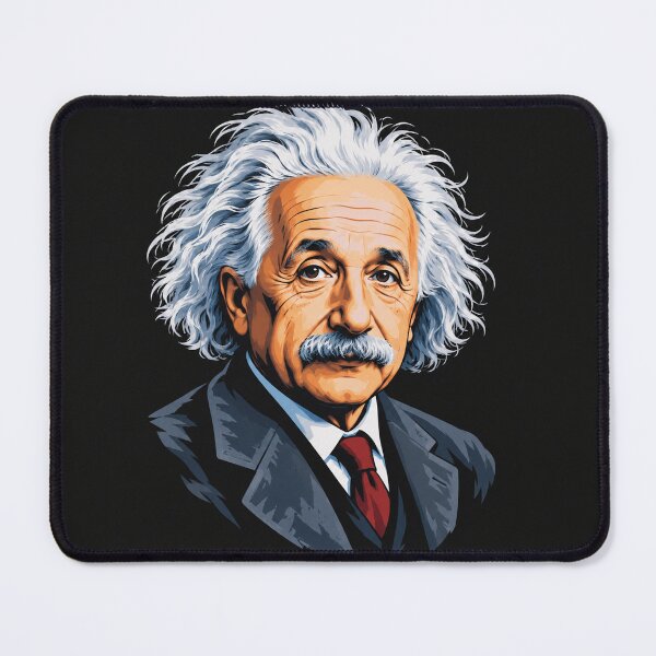 Item preview, Albert Einstein Genius Physicist Portrait With Wild Hair designed and sold by Owcomm.
