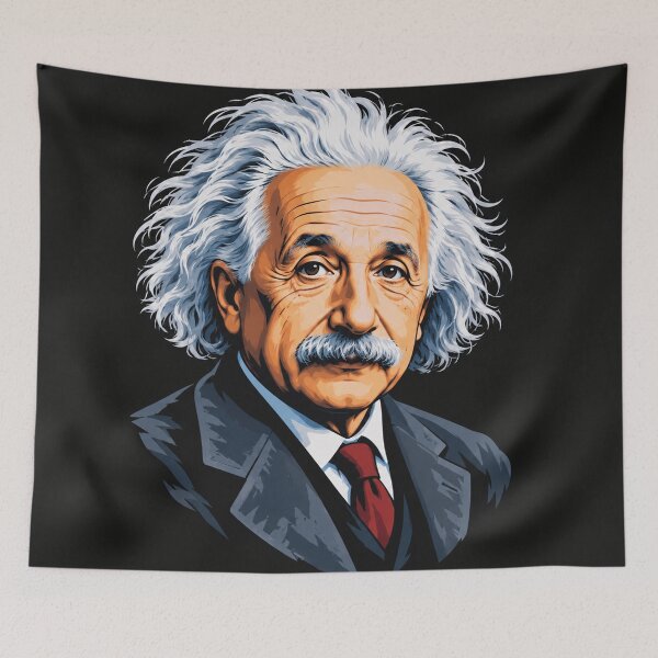 Item preview, Albert Einstein Genius Physicist Portrait With Wild Hair    designed and sold by Owcomm.