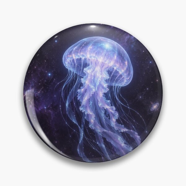 Item preview, Celestial Jellyfish Alien Core Print designed and sold by Inkworksbyshery.