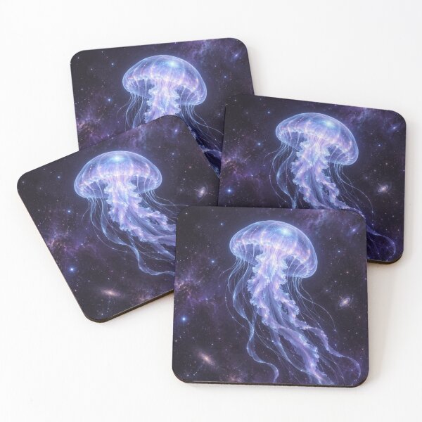 Item preview, Celestial Jellyfish Alien Core Print designed and sold by Inkworksbyshery.