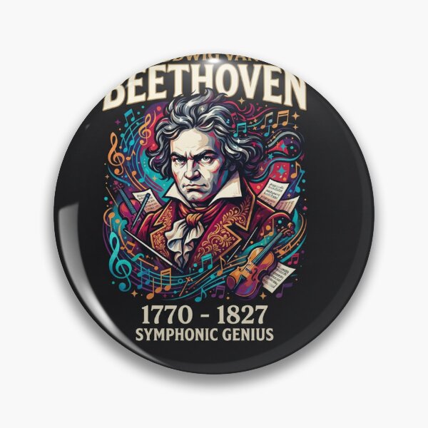 Item preview, Ludwig Van Beethoven Symphonic Genius Music Portrait    designed and sold by Owcomm.