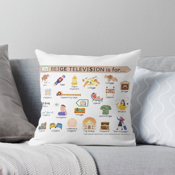 Item preview, BEIGE TELEVISION is for...  Picture Dictionary designed and sold by ColorVowel.
