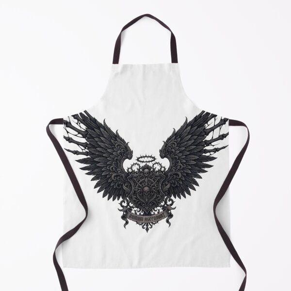 Item preview, Dark Gothic Winged Skull Shield Crest Emblem designed and sold by Rahat3344.