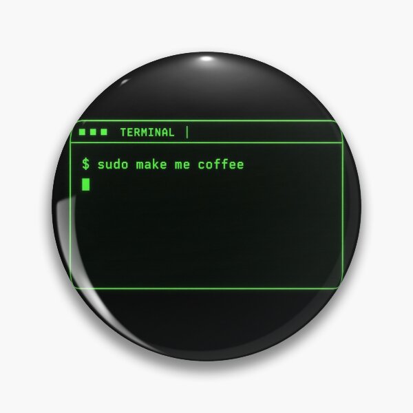 Item preview, Sudo Make Me Coffee Retro Terminal Programmer Tee designed and sold by GSideArtStore.