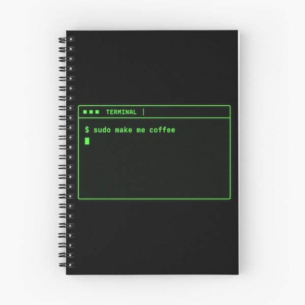 Item preview, Sudo Make Me Coffee Retro Terminal Programmer Tee designed and sold by GSideArtStore.