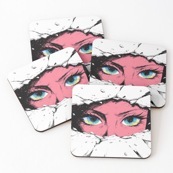 Item preview, Blue Eyes Through Torn Paper designed and sold by DariaOltes.