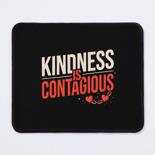Item preview, Kindness Is Contagious Vintage Positivity Quote designed and sold by Say It With Ink.