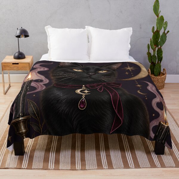 Item preview, Mystic Velvet Black Cat designed and sold by NF Designs Studio DTF.