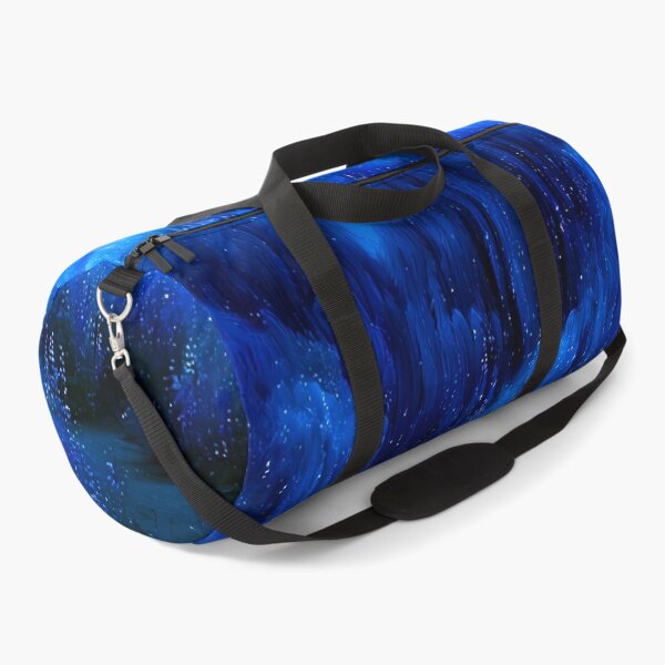 Item preview, Blue Glowing Winter Forest Fantasy Art designed and sold by Lunat1kk.