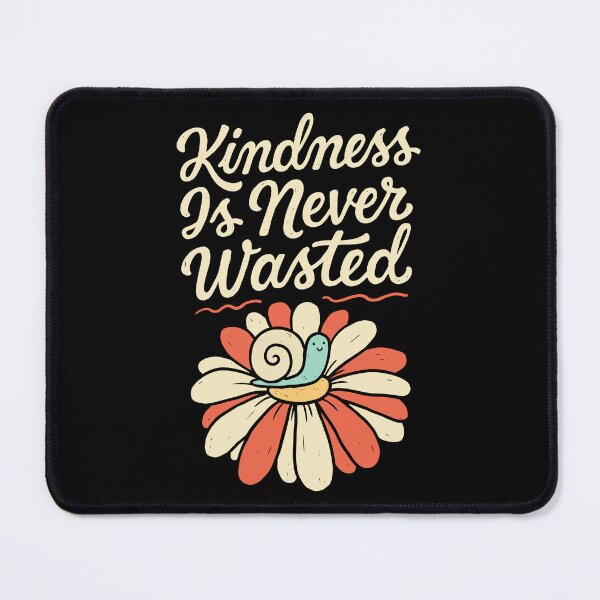 Item preview, Kindness Is Never Wasted Cute Snail Daisy Design designed and sold by Say It With Ink.