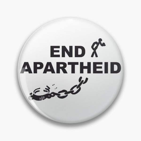 Item preview, Fin al apartheid, detengamos el racismo, activismo, atuendo de los 90, trastiendas designed and sold by Forbidden Merch.