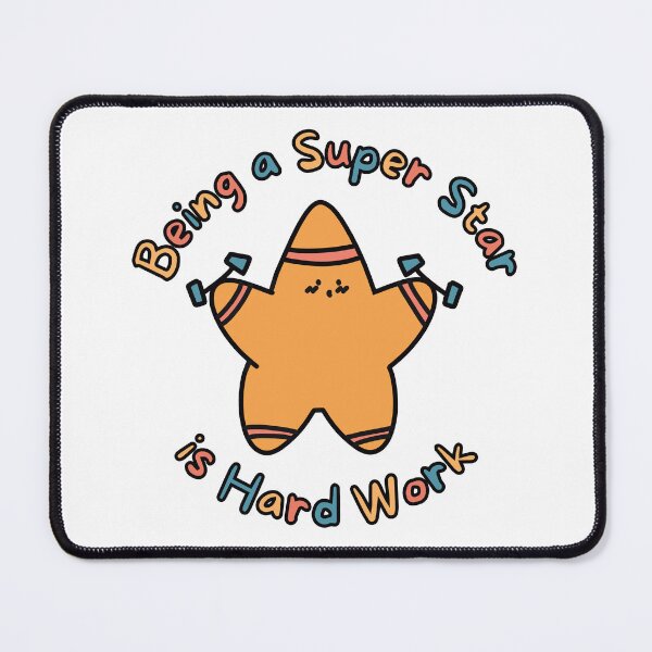 Item preview, Orange Super Star Hard Work (No Background) designed and sold by BLAAAAASK.