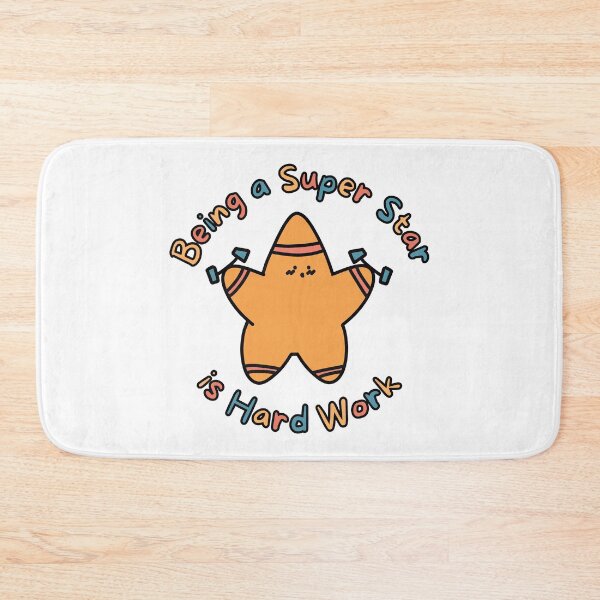 Item preview, Orange Super Star Hard Work (No Background) designed and sold by BLAAAAASK.