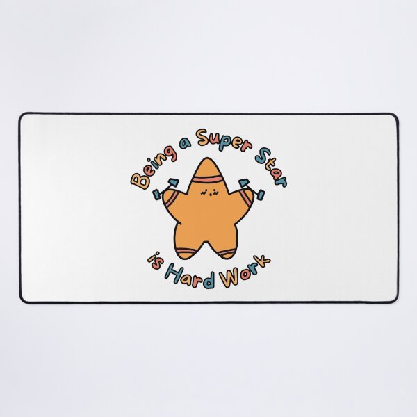 Item preview, Orange Super Star Hard Work (No Background) designed and sold by BLAAAAASK.