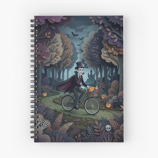 Item preview, Vampire Riding a Bike designed and sold by MySillyDesigns.