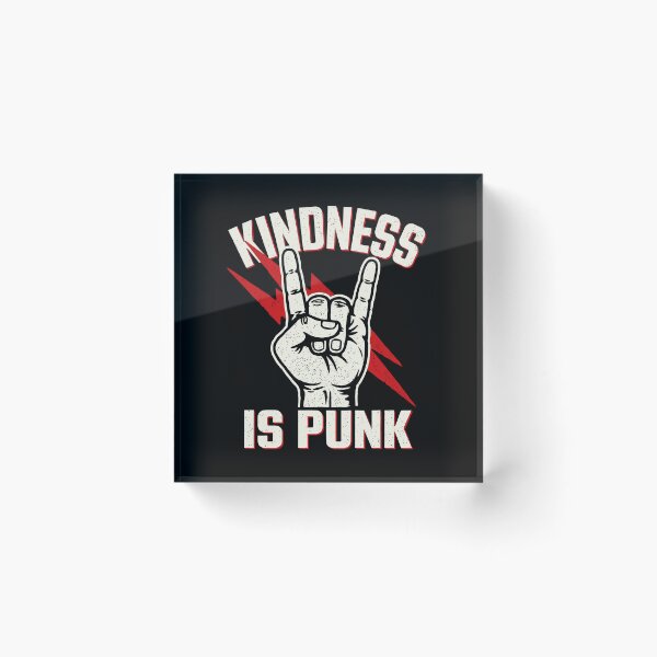 Item preview, Kindness Is Punk Rock Hand Electric Lightning designed and sold by Say It With Ink.