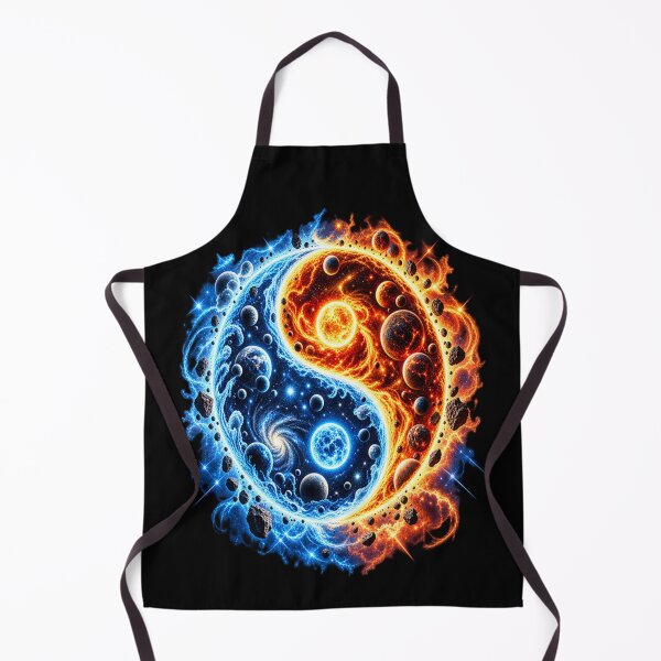 Item preview, Cosmic Yin Yang – Fire and Ice Balance designed and sold by TroviTutto.