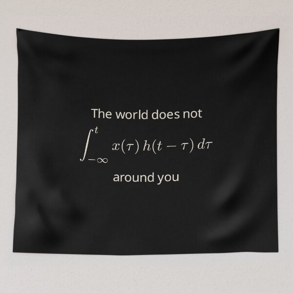 Item preview, The world does not convolve around you (dark background) designed and sold by jrmoser.
