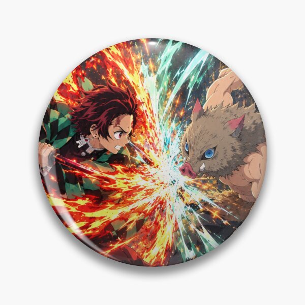 Item preview, Tanjiro Vs Inosuke designed and sold by jinwooo.