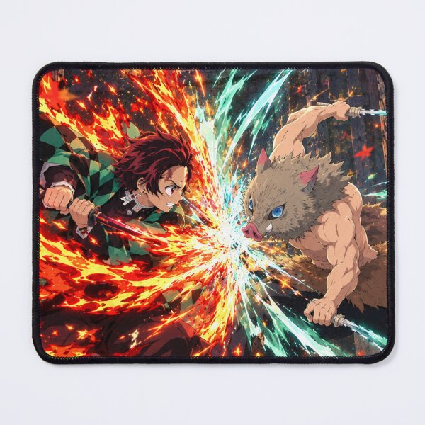Item preview, Tanjiro Vs Inosuke designed and sold by jinwooo.