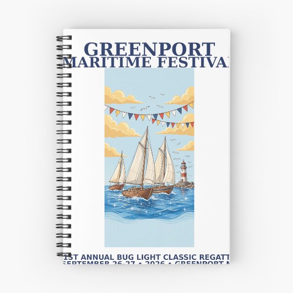 Artikelvorschau, Greenport Maritime Festival 2026 – 1. jährliche Bug Light Classic Regatta (Souvenir), Greenport, NY entworfen und verkauft von FitEnvy.