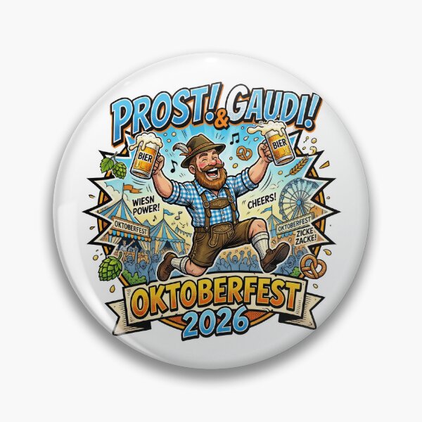 Item preview, Prost & Gaudi! Funny Bavarian Oktoberfest 2026 designed and sold by HolaJosephina.