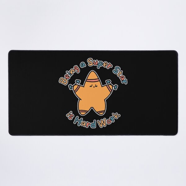 Item preview, Orange Super Star Hard Work (White Border) designed and sold by BLAAAAASK.