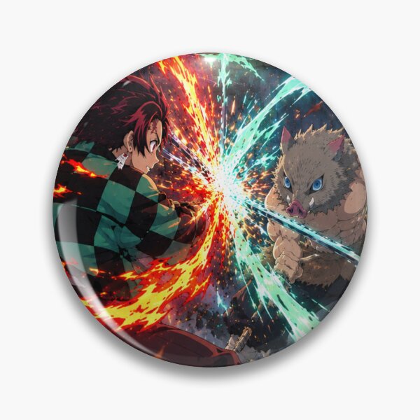 Item preview, Tanjiro Vs Inosuke designed and sold by jinwooo.