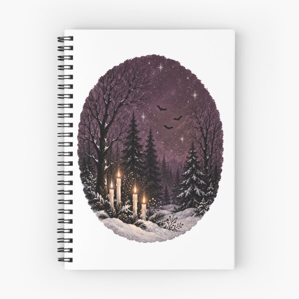 Item preview, Gothmas Black Trees Winter Illustration designed and sold by Inkworksbyshery.