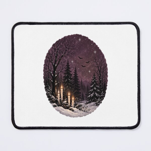 Item preview, Gothmas Black Trees Winter Illustration designed and sold by Inkworksbyshery.