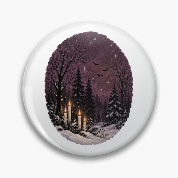 Item preview, Gothmas Black Trees Winter Illustration designed and sold by Inkworksbyshery.
