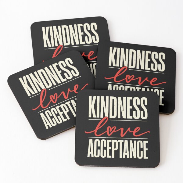 Item preview, Kindness Love Acceptance Bold Vintage Graphic designed and sold by Say It With Ink.