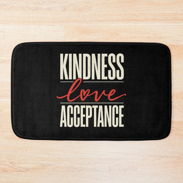 Item preview, Kindness Love Acceptance Bold Vintage Graphic designed and sold by Say It With Ink.