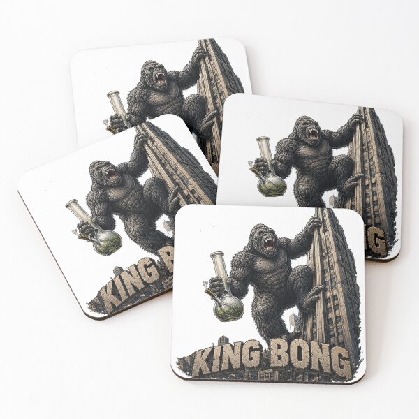 Item preview, King Bong | King Kong Parody | Stoner Monster  designed and sold by DTCShop-313.