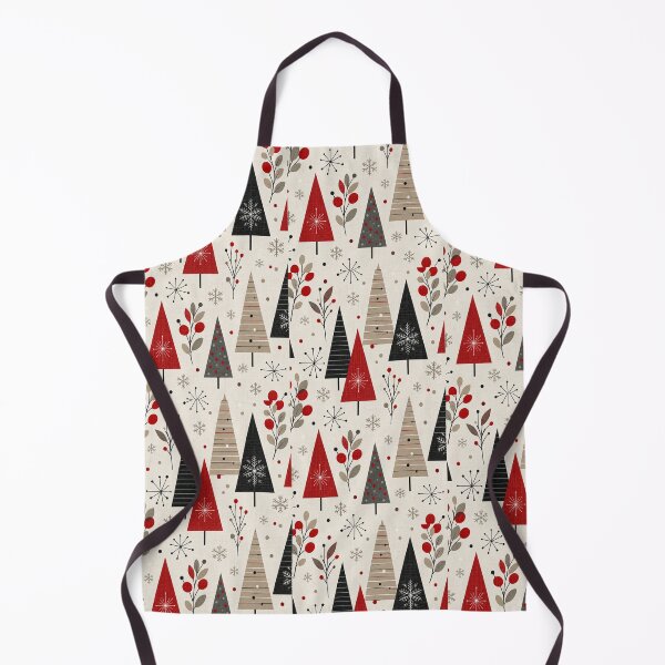 Item preview, Christmas Mid Century Cat Abstract Art | Retro Geometric Shapes Modern Vintage Design designed and sold by flowerpower999.