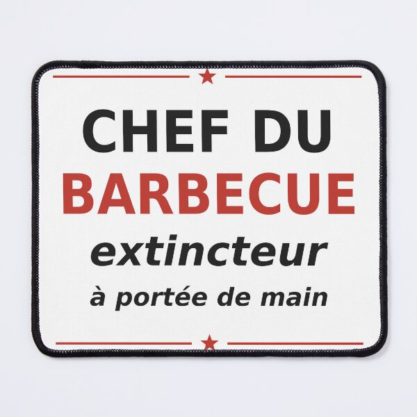 Item preview, Barbecue chef, fire extinguisher within easy reach designed and sold by zodka.