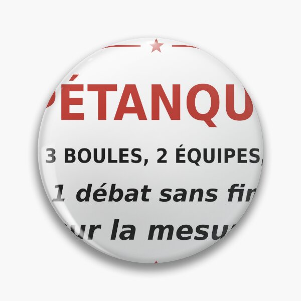 Item preview, Pétanque, an endless debate on measurement designed and sold by zodka.