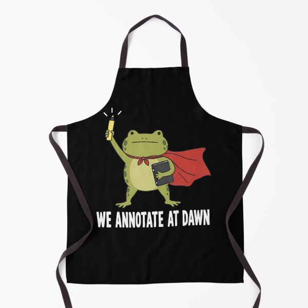 Item preview, We Annotate At Dawn Teacher Humor Grading Papers Frog designed and sold by snailslowdance.