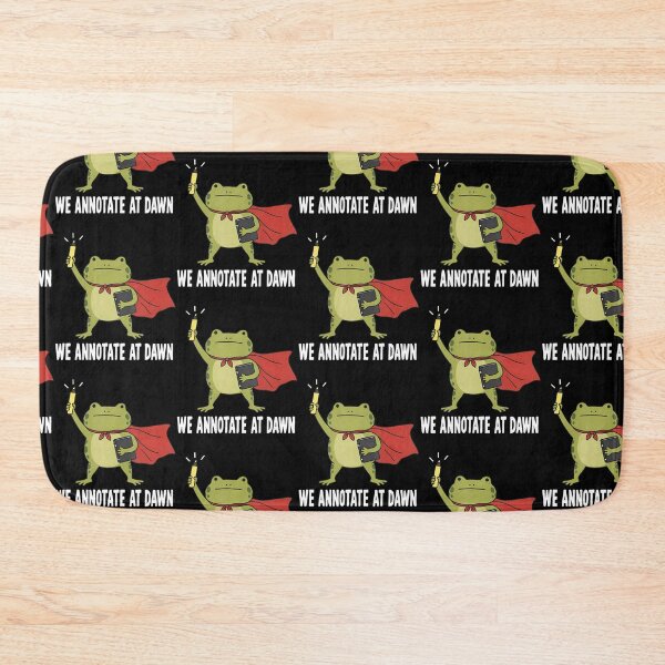 Item preview, We Annotate At Dawn Teacher Humor Grading Papers Frog designed and sold by snailslowdance.