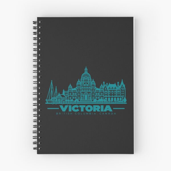 Item preview, Victoria British Columbia Canada Line Art Skyline Poster designed and sold by CMYKStudio.