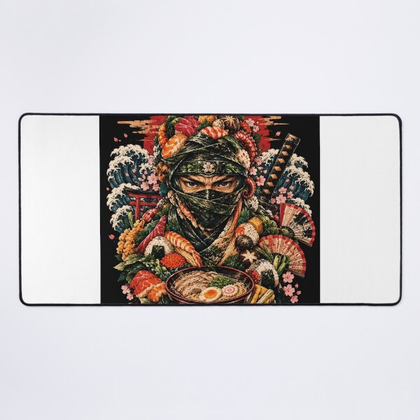 Item preview, Hidden Ninja Japanese Food Warrior designed and sold by kaipapershop.