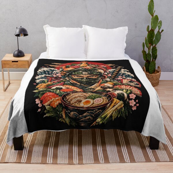Item preview, Hidden Ninja Japanese Food Warrior designed and sold by kaipapershop.