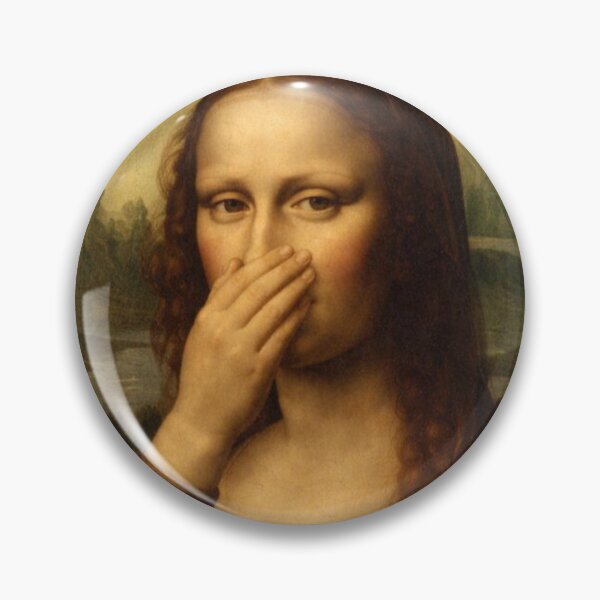 Item preview, Mona Lisa Covering Nose  designed and sold by etyfromme.
