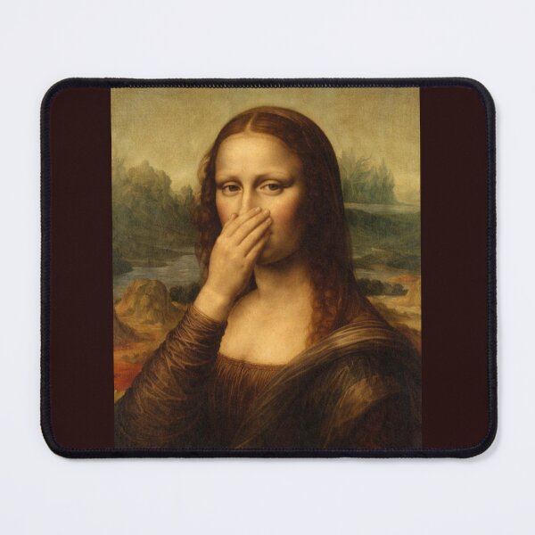 Item preview, Mona Lisa Covering Nose  designed and sold by etyfromme.