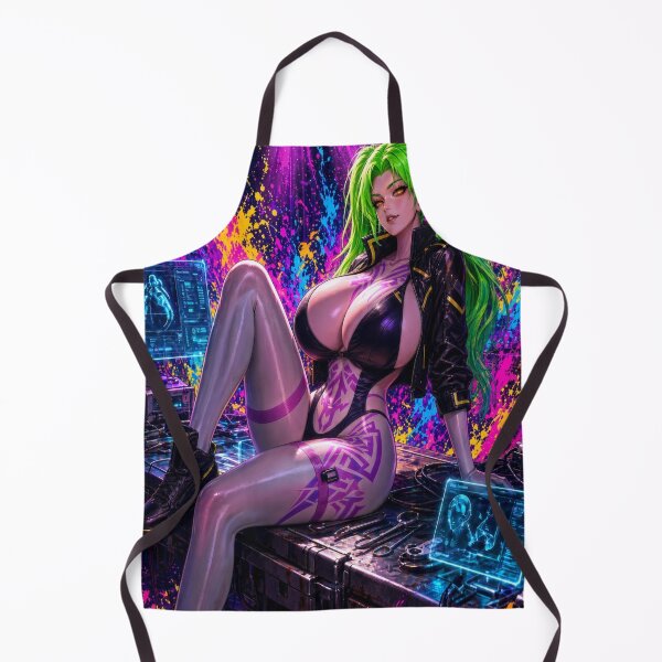 Item preview, Nyx Vex: Neon Experiment – Cyberpunk Sci-Fi Lab Girl designed and sold by JackDraws88.